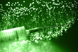 Fiber optics background with lots of light spots