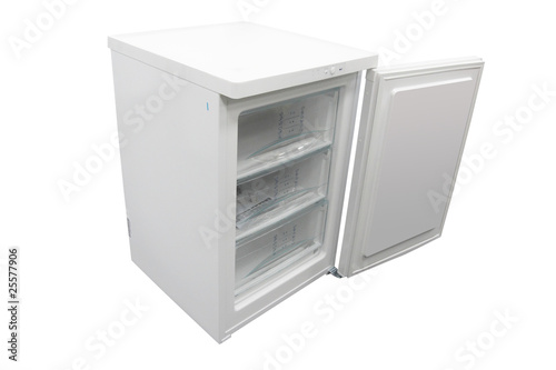 Photo: The image of open refrigerator The image of open refrigerator