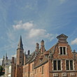 Mittelalterliche Architektur in Brugge / Belgien