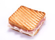 Toast con prosciutto cotto e formaggio