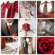 collage of nine wedding photos collage of nine wedding photos