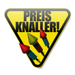 Illustration: Silvester! Preisknaller! Button, Icon Silvester! Preisknaller! Button, Icon