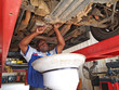 Mechanic Performing an Oil Change