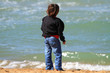 Photo: seul sur la plage seul sur la plage