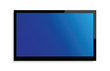 Black modern wall lcd television Black modern wall lcd television