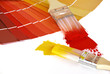 peinture jaune et orange 2