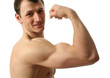 Flexing Biceps