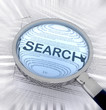 Search with a magnifying glass