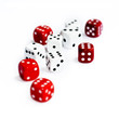 Red and white dice