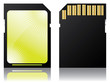 Halftone labeled sd disk Halftone labeled sd disk