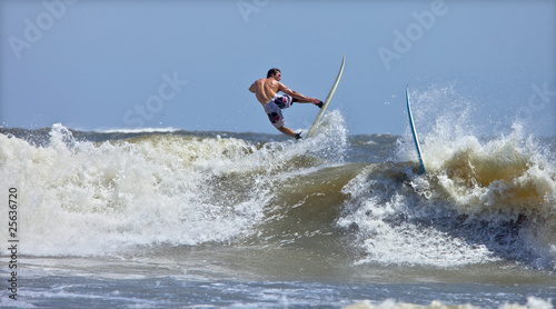 Photo: surfer busting a move surfer busting a move