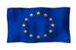 Flagge EU (mit Freistellungspfad / clipping path)