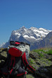 Rast mit Aussicht auf Eiger-Nordwand