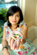 Asian Pregnant Woman and Medication Pills