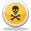 bouton tête de mort