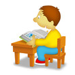 Boy Reading