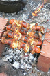 Grillspieße Glut