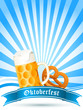 Oktoberfest Karte strahlend