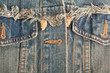 old blue denim background