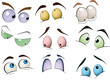 The complete set of the drawn eyes