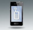 Smart Phone with Cell Phone Symbol