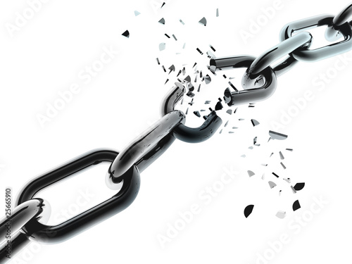 Illustration: Breaking chain Breaking chain