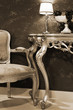 Elegancki salon – wnętrze w klasycznym retro
