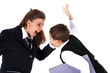 hard relationship - mom and son  (or teacher and boy)
