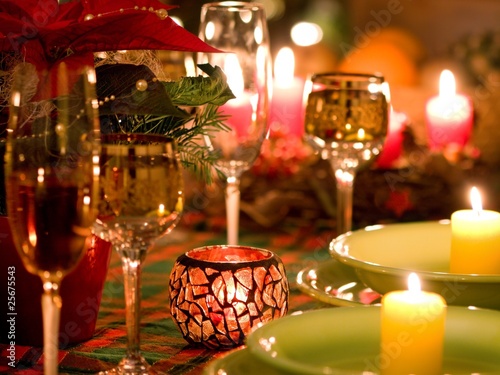 Foto: Christmas place setting Christmas place setting