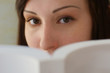 Woman reading a book