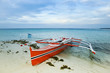 banka traditional outrigger fishing boat