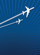 planes in the sky
