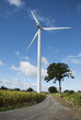 Eolienne sur route