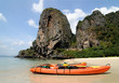 Canoe on the beach
