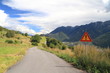 Strada senza parapetto
