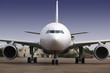 avion vue de face