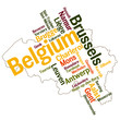 Belgium map and cities