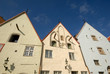 The medieval architecture in the old town of Tallinn The medieval architecture in the old town of Tallinn