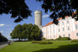 Tall Hermann and Estonian Parliament building in Tallinn Tall Hermann and Estonian Parliament building in Tallinn