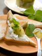 Toast with apple jam