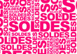 Soldes - Mots en rose