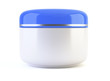 White cosmetic container