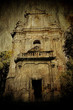 Church ruins on ancient grunge canvas Church ruins on ancient grunge canvas
