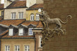 Facade Decoration on an Old Town Building in Warsaw Facade Decoration on an Old Town Building in Warsaw