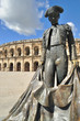 Torero et arènes de Nîmes en France