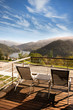 outdoor space with a table and chairs