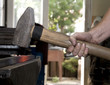hand of smithy by the work