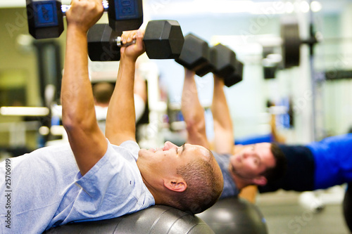 Photo: workout in gym workout in gym