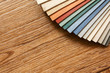 The samples of collection linoleum