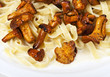 frischen Pfifferlinge mit Tagliatelle